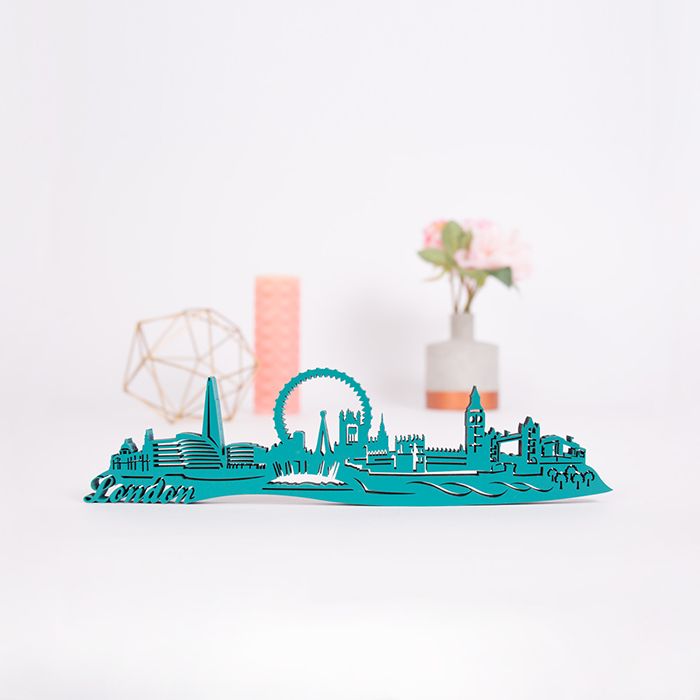 3D-Skyline London aus Holz main product photo