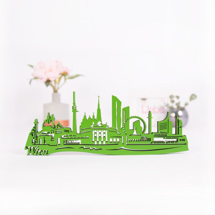 3D-Skyline Wien aus Holz main product photo