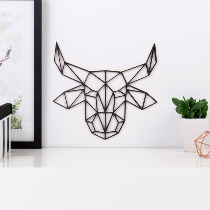 ORIGAMI 3D-Motiv Stierkopf main product photo